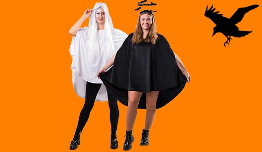 Poncho für Halloween selber machen